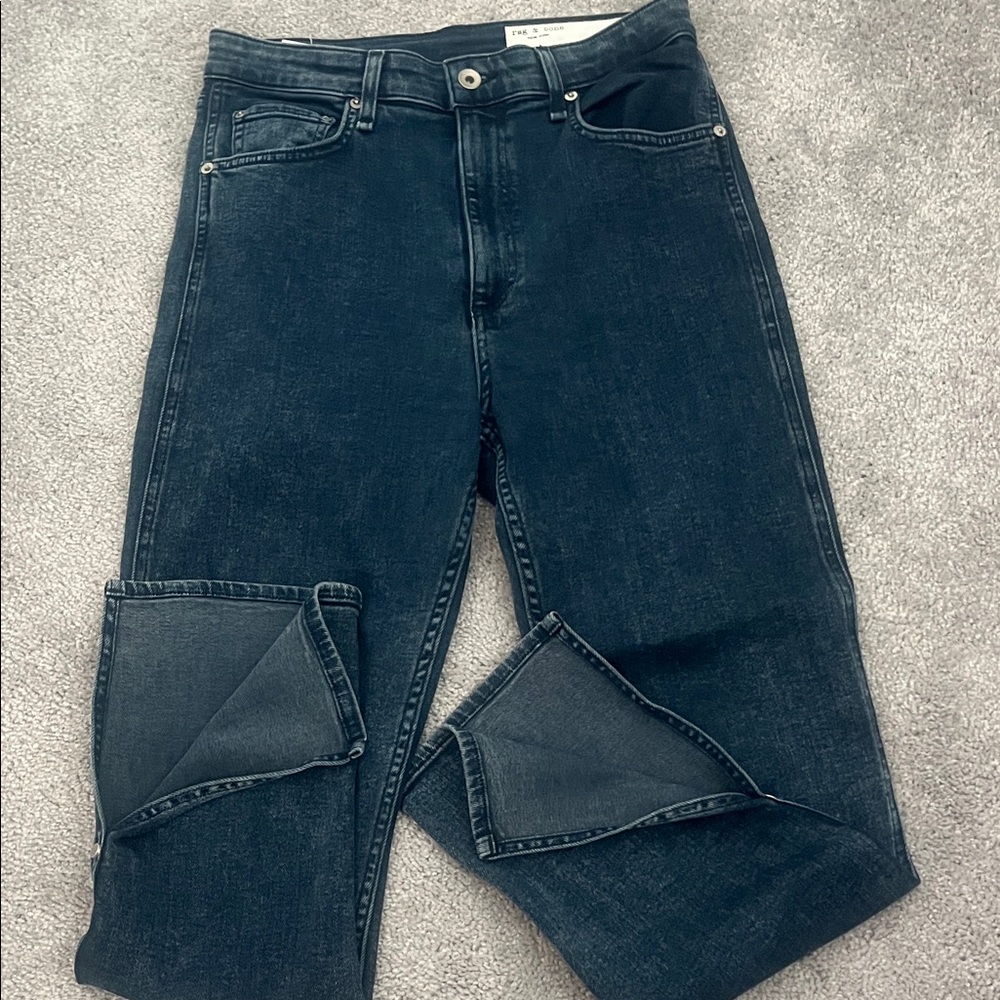 Rag & Bone  Women’s side slit   Deep Indigo Jean size 31